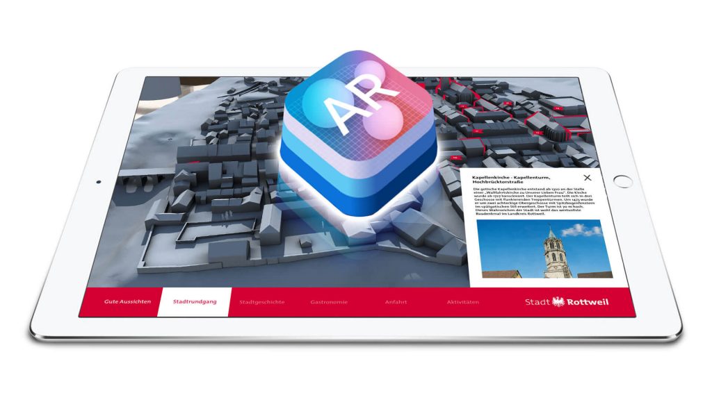 Agentur: NMY Mixed Reality Communication GmbH
Eine digitale Stadtführung durch die historische Stadt Rottweil