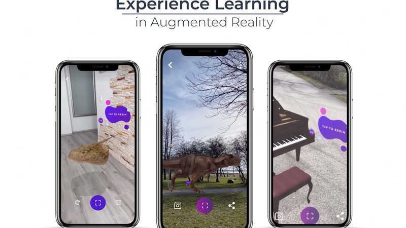 Outside 3D AR-App für immersives Lernen  
